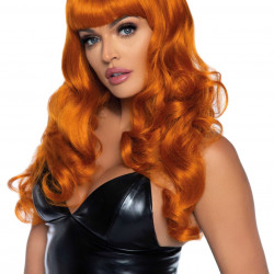 Хвиляста перука Leg Avenue Misfit Long Wavy Wig Ginger, довга, реалістичний вигляд, 61 см