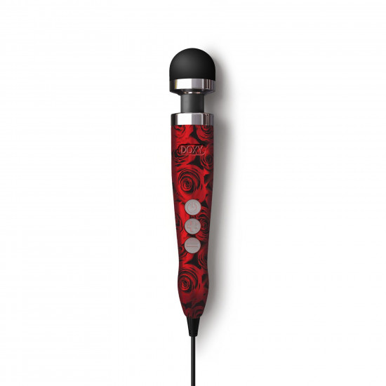 Вібромасажер DOXY Die Cast 3 ROSE PATTERN, дуже потужний, живлення 220В, металевий корпус Вібромасажер DOXY Die Cast 3 ROSE PATTERN, дуже потужний, живлення 220В, металевий корпус