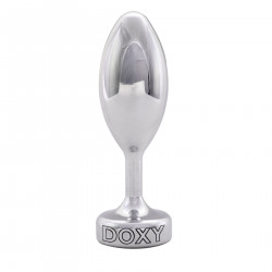 Металева анальна пробка DOXY Butt Plug SMOOTH, гладенька, діаметр 3,3 см