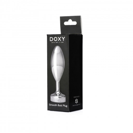 Металева анальна пробка DOXY Butt Plug SMOOTH, гладенька, діаметр 3,3 см Металева анальна пробка DOXY Butt Plug SMOOTH, гладенька, діаметр 3,3 см