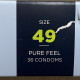 Презервативи Mister Size - pure feel - 49 (36 condoms), товщина 0,05 мм (м'ята упаковка!!!) Презервативи Mister Size - pure feel - 49 (36 condoms), товщина 0,05 мм (м'ята упаковка!!!)