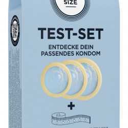 Набір презервативів Mister Size test-set 53–57–60, 3 розміри + лінійка, товщина 0,05 мм