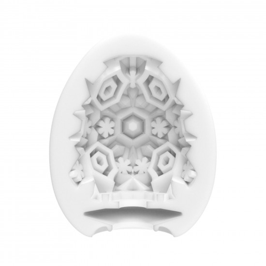 Мастурбатор-яйце Tenga Egg Snow Crystal з охолоджувальним лубрикантом Мастурбатор-яйце Tenga Egg Snow Crystal з охолоджувальним лубрикантом
