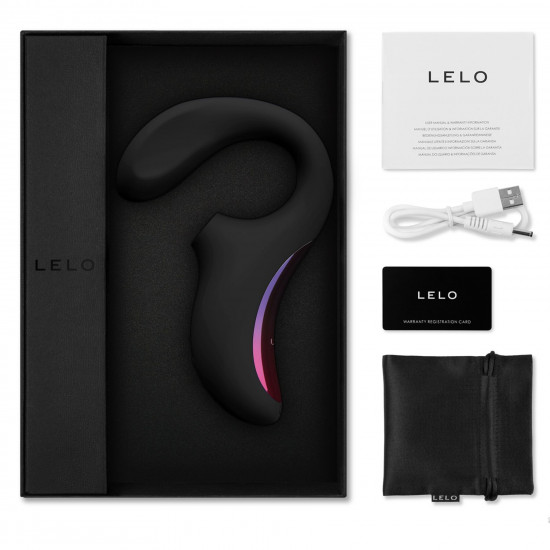 Кліторально-вагінальний звуковий стимулятор LELO Enigma Black Кліторально-вагінальний звуковий стимулятор LELO Enigma Black
