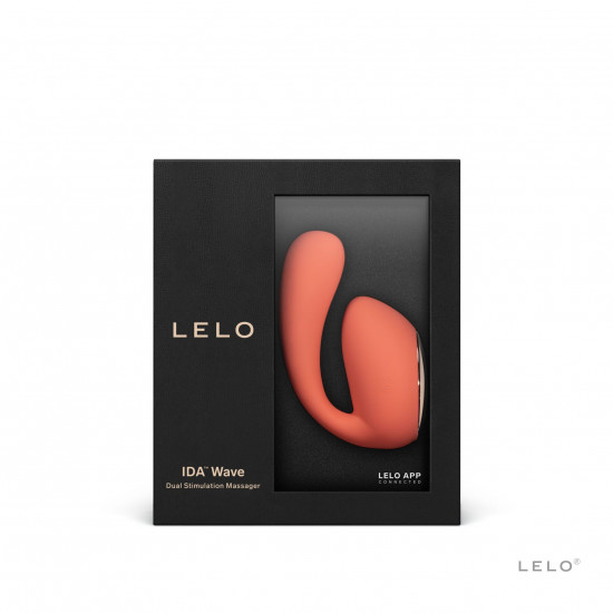 Смарт-вібратор LELO Ida Wave Coral Red, вагінально-кліторальний, технологія WaveMotion, 2 мотори Смарт-вібратор LELO Ida Wave Coral Red, вагінально-кліторальний, технологія WaveMotion, 2 мотори