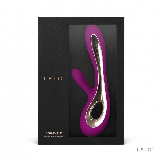 Вібратор-кролик LELO Soraya 2 Deep Rose, 12 режимів вібрації, до 4 годин роботи Вібратор-кролик LELO Soraya 2 Deep Rose, 12 режимів вібрації, до 4 годин роботи