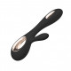 Вібратор-кролик LELO Soraya Wave Black, манливі рухи стовбура Вібратор-кролик LELO Soraya Wave Black, манливі рухи стовбура
