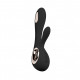 Вібратор-кролик LELO Soraya Wave Black, манливі рухи стовбура Вібратор-кролик LELO Soraya Wave Black, манливі рухи стовбура