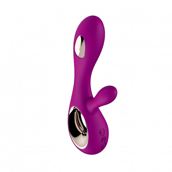 Вібратор-кролик LELO Soraya Wave Deep Rose, манливі рухи стовбура Вібратор-кролик LELO Soraya Wave Deep Rose, манливі рухи стовбура