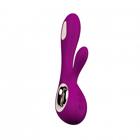 Вібратор-кролик LELO Soraya Wave Deep Rose, манливі рухи стовбура Вібратор-кролик LELO Soraya Wave Deep Rose, манливі рухи стовбура