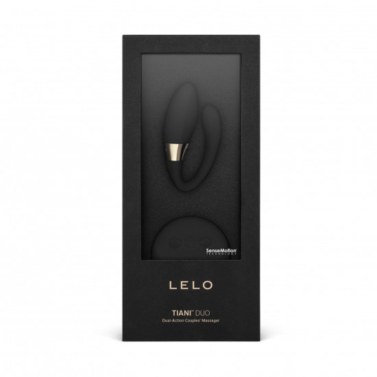 Вібратор для пар LELO Tiani Duo Black, 2 мотори, пульт ДК Вібратор для пар LELO Tiani Duo Black, 2 мотори, пульт ДК
