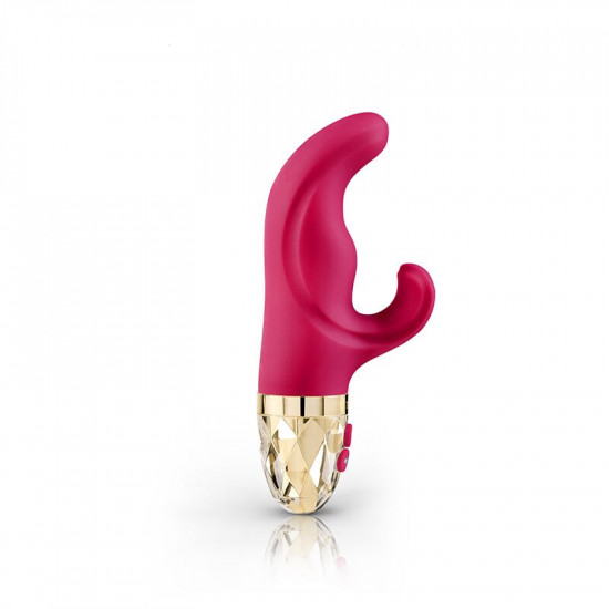 Вибратор-кролик Mystim Hop Hop Bob Fuchsia, мощный мотор, 8 режимов
