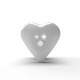 Вібратор для клітора Mystim Heart´s Desire White, 8 режимів, дуже потужний Вібратор для клітора Mystim Heart´s Desire White, 8 режимів, дуже потужний
