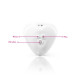 Вибратор для клитора Mystim Heart´s Desire White, 8 режимов, очень мощный