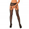 (SALE) Еротичні колготки-бодістокінг Obsessive Garter stockings S821 S/M/L, імітація панчіх і пояса для пан