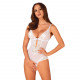 Еротичне напівпрозоре боді Obsessive Heavenlly crotchless teddy XS/S, з доступом Еротичне напівпрозоре боді Obsessive Heavenlly crotchless teddy XS/S, з доступом