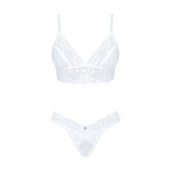 Еротичний комплект Obsessive Heavenlly 2-pcs set XL/2XL, бюстгальтер і танга Еротичний комплект Obsessive Heavenlly 2-pcs set XL/2XL, бюстгальтер і танга