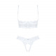 Еротичний комплект Obsessive Heavenlly 2-pcs cupless set M/L, відкриті груди, з доступом Еротичний комплект Obsessive Heavenlly 2-pcs cupless set M/L, відкриті груди, з доступом