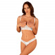Еротичний комплект Obsessive Heavenlly 2-pcs cupless set M/L, відкриті груди, з доступом Еротичний комплект Obsessive Heavenlly 2-pcs cupless set M/L, відкриті груди, з доступом