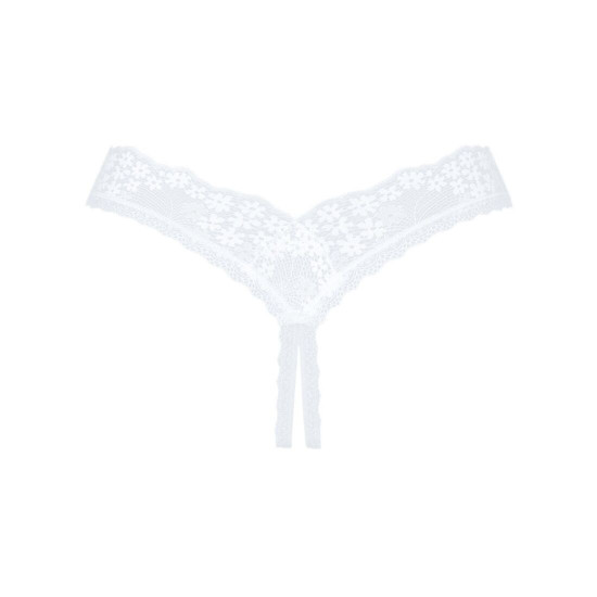 Мереживні танга Obsessive Heavenlly crotchless thong XS/S, з доступом Мереживні танга Obsessive Heavenlly crotchless thong XS/S, з доступом