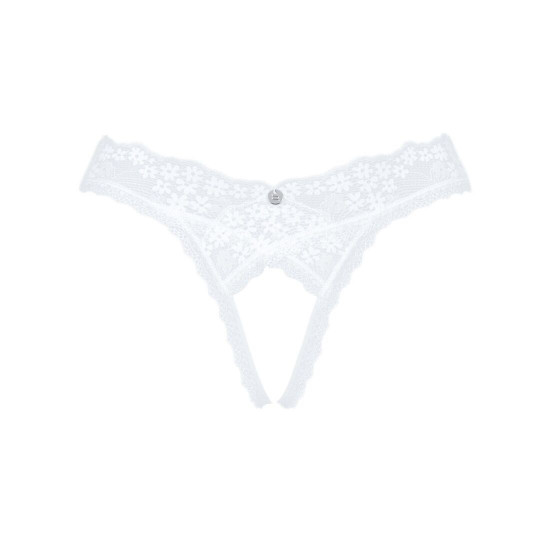 Мереживні танга Obsessive Heavenlly crotchless thong XL/2XL, з доступом Мереживні танга Obsessive Heavenlly crotchless thong XL/2XL, з доступом