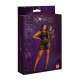 Сукня-бодістокінг Moonlight Plus Model 01 XL-XXXL Black, міні, без рукавів Сукня-бодістокінг Moonlight Plus Model 01 XL-XXXL Black, міні, без рукавів