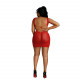 Сукня-бодістокінг Moonlight Plus Model 08 XL-XXXL Red Сукня-бодістокінг Moonlight Plus Model 08 XL-XXXL Red