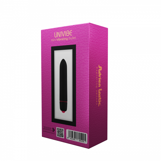 Вибропуля Adrien Lastic Univibe, 10 режимов работы, силикон, на батарейках