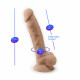 Фаллоимитатор с вибрацией SilexD Vetus Vibro Flesh (MODEL 1 size 8in) + LRS, двухслойный, диам.4,2см