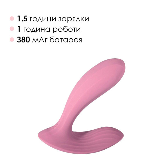 Смарт вібратор в трусики Svakom Erica, дуже гнучкий, 2 мотори Смарт вібратор в трусики Svakom Erica, дуже гнучкий, 2 мотори