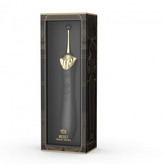 Мультифункціональний вібратор Zalo — Bess 2 Obsidian Black, 4 насадки, підігрів Мультифункціональний вібратор Zalo — Bess 2 Obsidian Black, 4 насадки, підігрів