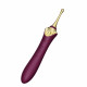 Мультифункціональний вібратор Zalo — Bess 2 Velvet Purple, 4 насадки, підігрів Мультифункціональний вібратор Zalo — Bess 2 Velvet Purple, 4 насадки, підігрів