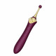 Мультифункціональний вібратор Zalo — Bess 2 Velvet Purple, 4 насадки, підігрів Мультифункціональний вібратор Zalo — Bess 2 Velvet Purple, 4 насадки, підігрів