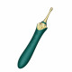 Мультифункціональний вібратор Zalo — Bess 2 Turquoise Green, 4 насадки, підігрів Мультифункціональний вібратор Zalo — Bess 2 Turquoise Green, 4 насадки, підігрів