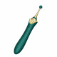 Мультифункціональний вібратор Zalo — Bess 2 Turquoise Green, 4 насадки, підігрів Мультифункціональний вібратор Zalo — Bess 2 Turquoise Green, 4 насадки, підігрів