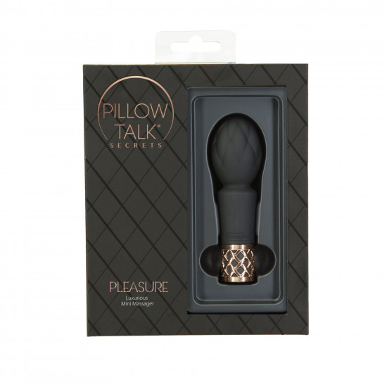 Мінівібромасажер Pillow Talk Secrets - Pleasure - Clitoral Vibrator Wand, потужний мотор Мінівібромасажер Pillow Talk Secrets - Pleasure - Clitoral Vibrator Wand, потужний мотор