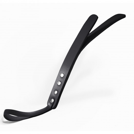 Падл двошаровий Feral Feelings Leather Mini Paddle Black, натуральна шкіра, black Падл двошаровий Feral Feelings Leather Mini Paddle Black, натуральна шкіра, black