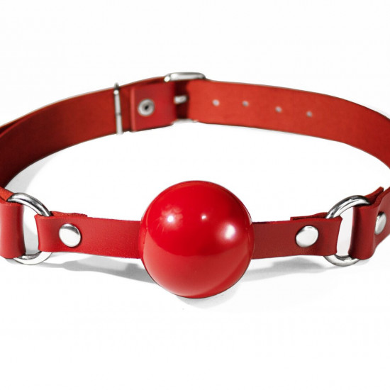 Кляп силіконовий Feral Feelings Silicon Ball Gag Red/Red, червоний ремінець, червона кулька Кляп силіконовий Feral Feelings Silicon Ball Gag Red/Red, червоний ремінець, червона кулька
