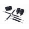 Набір для БДСМ 3 в 1 Feral Feelings BDSM Kit 3 Black, black, наручники, поножі, хрестовина