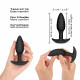 Анальна пробка Dorcel WAVY PLUG, діаметр 3 см, силікон Анальна пробка Dorcel WAVY PLUG, діаметр 3 см, силікон