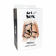 Шкіряні гартери Art of Sex - Melani Leather garters, Чорні XS-M Шкіряні гартери Art of Sex - Melani Leather garters, Чорні XS-M