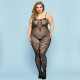 Відвертий бодістокінг JSY «Фатальна Скарлет» Plus Size, Black, імітація боді, мереживо, доступ Відвертий бодістокінг JSY «Фатальна Скарлет» Plus Size, Black, імітація боді, мереживо, доступ