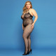 Сітчастий бодістокінг JSY «Відверта Мадлен» Plus Size, Black, імітація боді, мереживо, доступ Сітчастий бодістокінг JSY «Відверта Мадлен» Plus Size, Black, імітація боді, мереживо, доступ