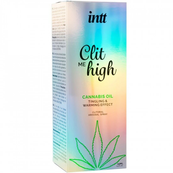Збуджувальний гель для клітора Intt Clit Me On High Cannabis Oil 15 мл, сильна стимуляція Збуджувальний гель для клітора Intt Clit Me On High Cannabis Oil 15 мл, сильна стимуляція