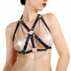 Портупея жіноча Art of Sex - Aiden Leather harness, Чорна XS-M Портупея жіноча Art of Sex - Aiden Leather harness, Чорна XS-M