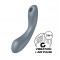 Вакуумний стимулятор з вібрацією Satisfyer Curvy Trinity 1 Bluegrey, іграшка 3в1