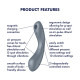Вакуумний стимулятор з вібрацією Satisfyer Curvy Trinity 1 Bluegrey, іграшка 3в1 Вакуумний стимулятор з вібрацією Satisfyer Curvy Trinity 1 Bluegrey, іграшка 3в1