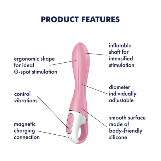Вібратор точки G надувний Satisfyer Air Pump Vibrator 2 Вібратор точки G надувний Satisfyer Air Pump Vibrator 2