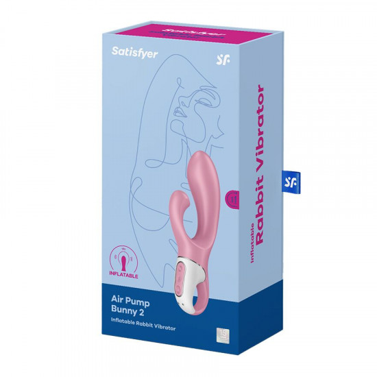 Вібратор-кролик надувний Satisfyer Air Pump Bunny 2 Вібратор-кролик надувний Satisfyer Air Pump Bunny 2