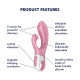 Вібратор-кролик надувний Satisfyer Air Pump Bunny 2 Вібратор-кролик надувний Satisfyer Air Pump Bunny 2